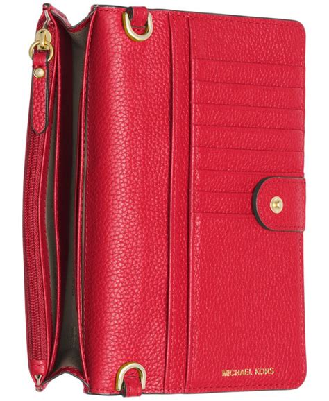 michael michael kors mott pebbled leather phone crossbody wallet|Mott Pebbled Leather Dome Crossbody Bag .